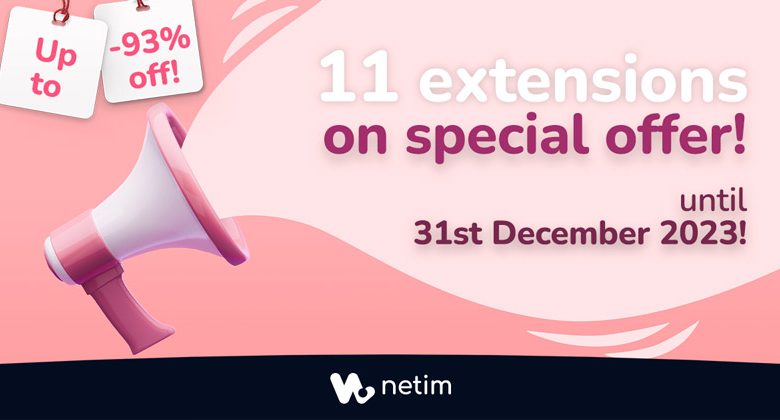 11 extensions on special offer until 31st December 2023!